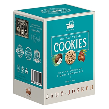 Cookies - kokos og mørk sjokolade